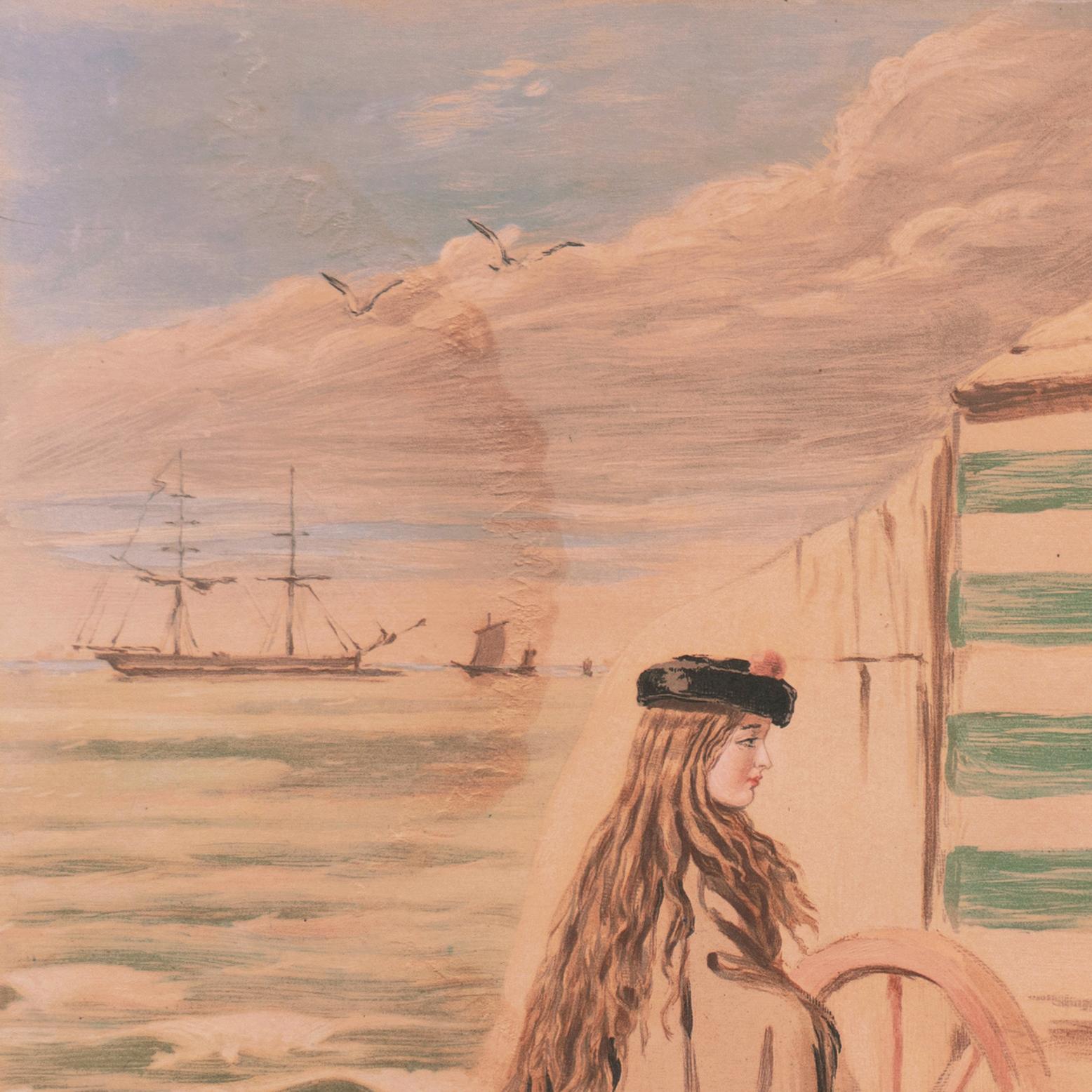 'At the Beach, Scene at Sandbath', Punch Magazine, Thomas Agnew, Victoriana 2