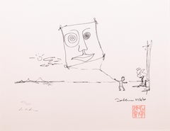 John Lennon Free as a Bird Silkscreen 183/300 Hand Signed Yoko Ono Lennon 1995