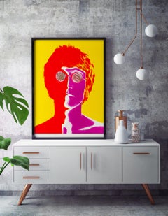 John Lennon Original Vintage Poster by Richard Avedon, 1967