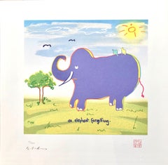 "An Elephant Forgetting" Limited Edition Drawing From "Real Love" Collection