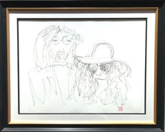 „Ballad of John & Yoko“  Limitierte Auflage der Zeichnung 