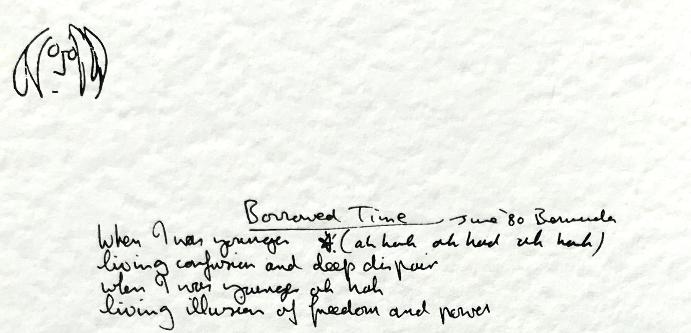 john lennon borrowed time lyrics