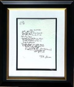 "Day Tripper" Limited Edition Hand Written Lyrics