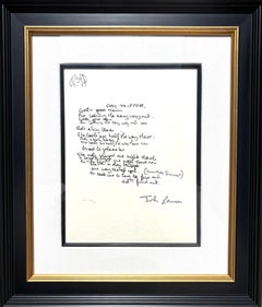 "Day Tripper" - Testo scritto a mano in edizione limitata