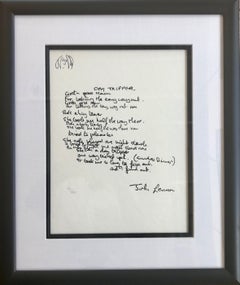 "Day Tripper" Limited Edition Hand Written Lyrics