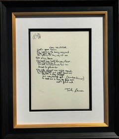 "Day Tripper" Limited Edition Hand Written Lyrics