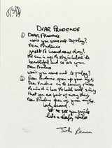 John Lennon Lyrics - 25 For Sale on 1stDibs