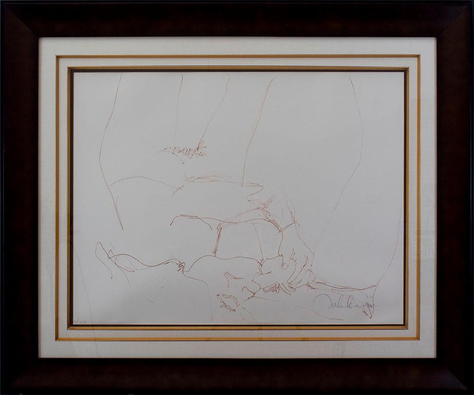 Erotic No. 8 - Modern Print by John Lennon
