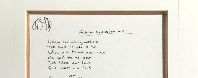Grow Old With Me