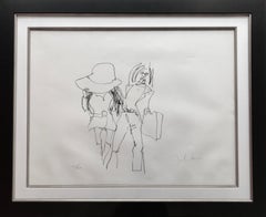 "Honeymoon" Signed "Bag One" 1970 Lithograph 