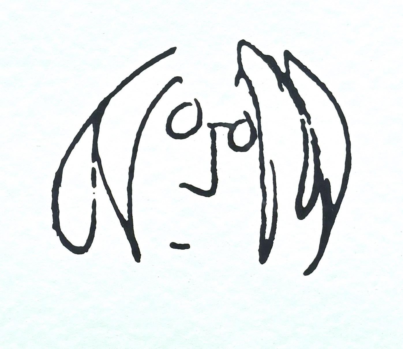 „Imagine Self Portrait“ Zeichnung in limitierter Auflage (Zeitgenössisch), Print, von John Lennon