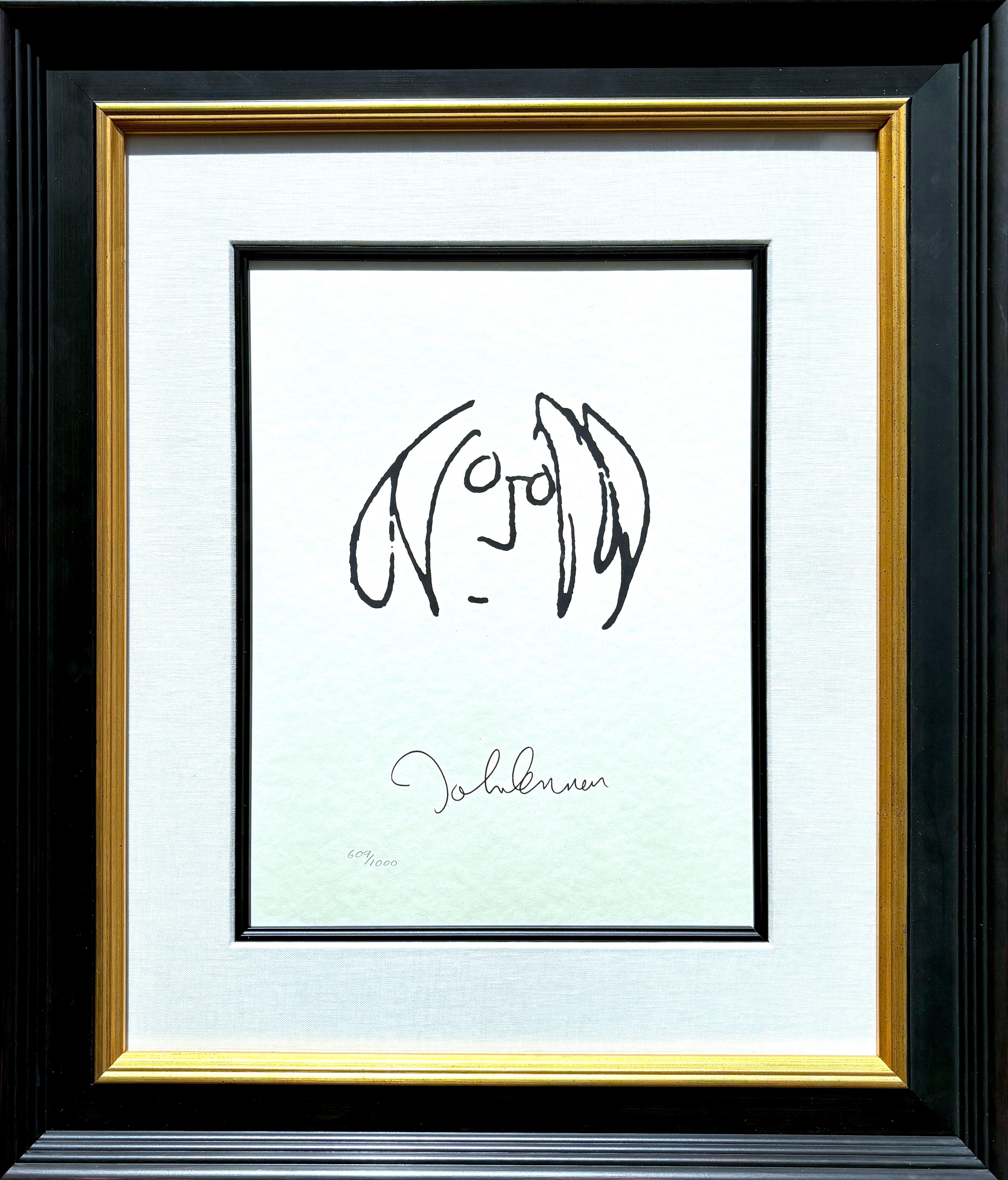John Lennon Print – „Imagine Self Portrait“ Zeichnung in limitierter Auflage