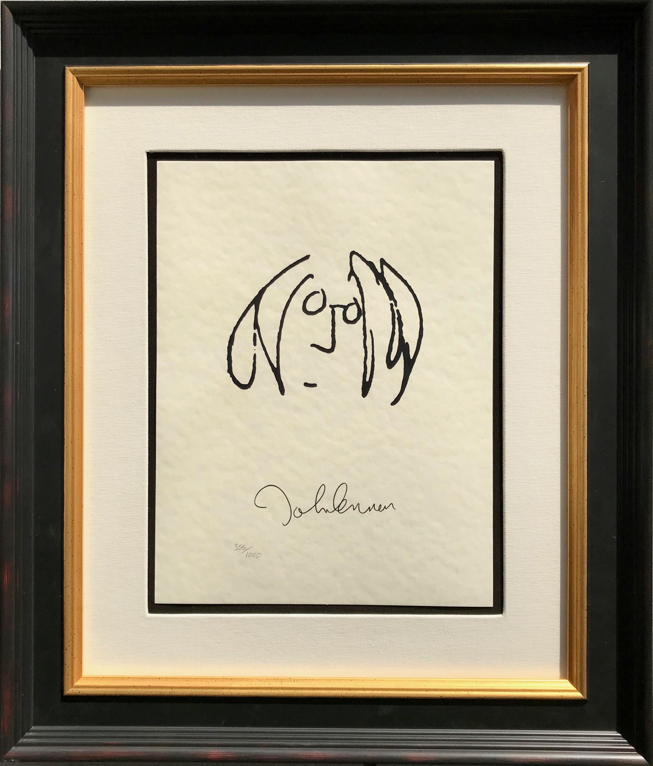John Lennon Print - "Imagine Self Portrait" Limited Edition Drawing