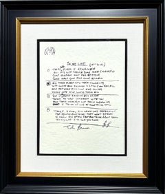 "In My Life" Hand Written Lyrics