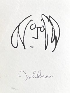"In My Life/Self Portrait" Hand Written Lyric Diptych