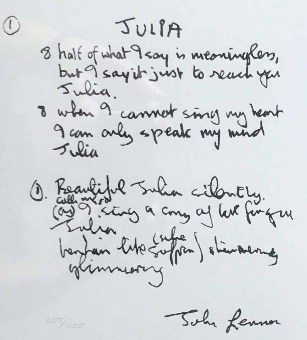 julia john lennon lyrics