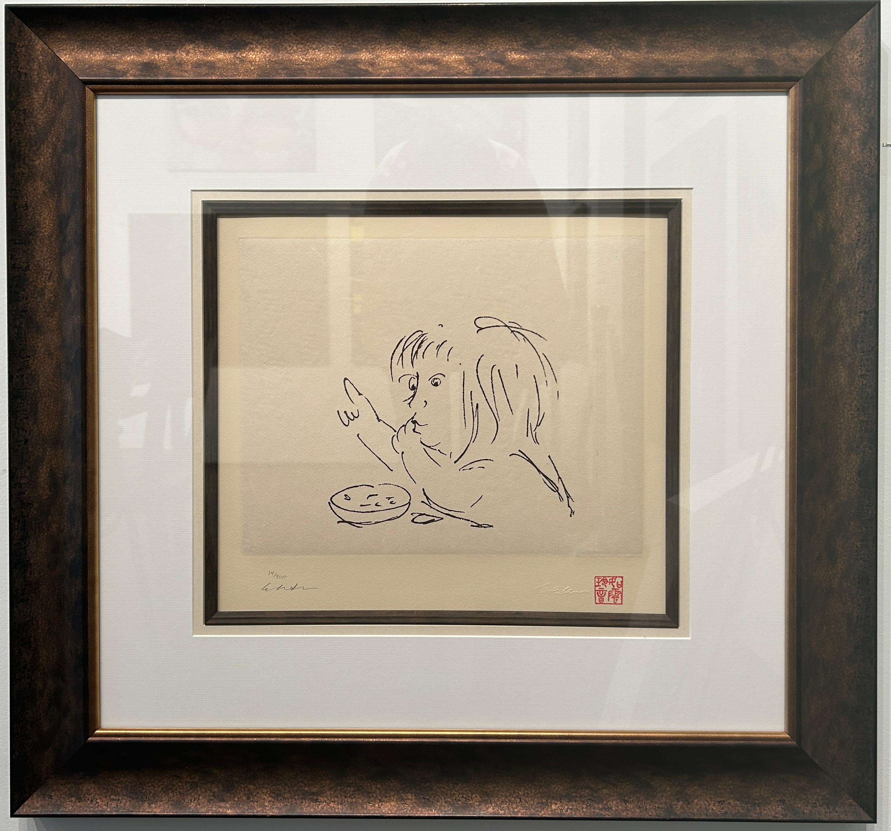 John Lennon Figurative Print - Look