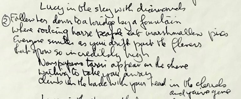 John Lennon - "Lucy In The Sky With Diamonds" Limited Edition Hand