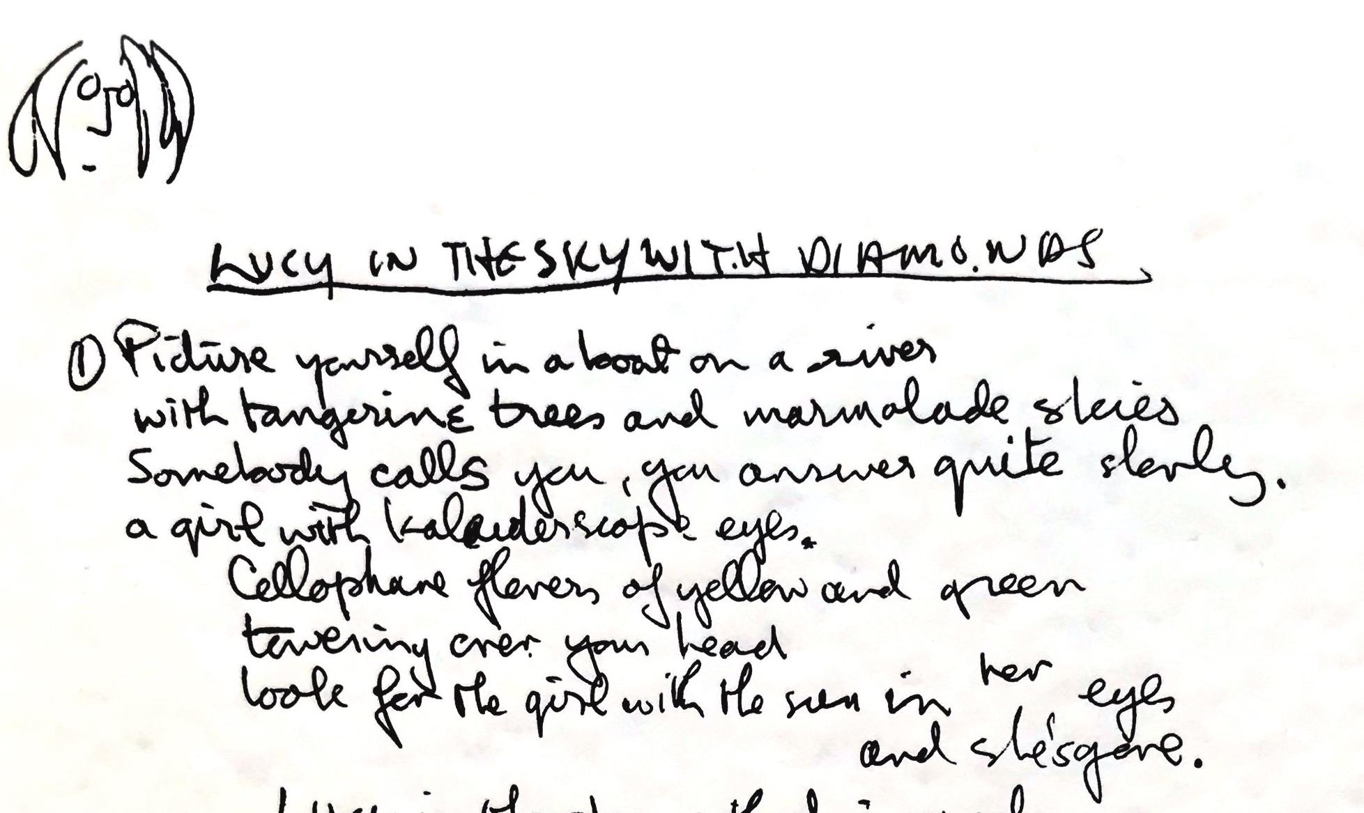 lucy in the sky with diamonds lyrics