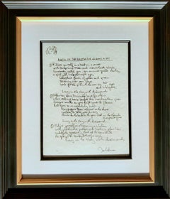 John Lennon - Dear Prudence Limited Edition Hand Written Lyrics at  1stDibs