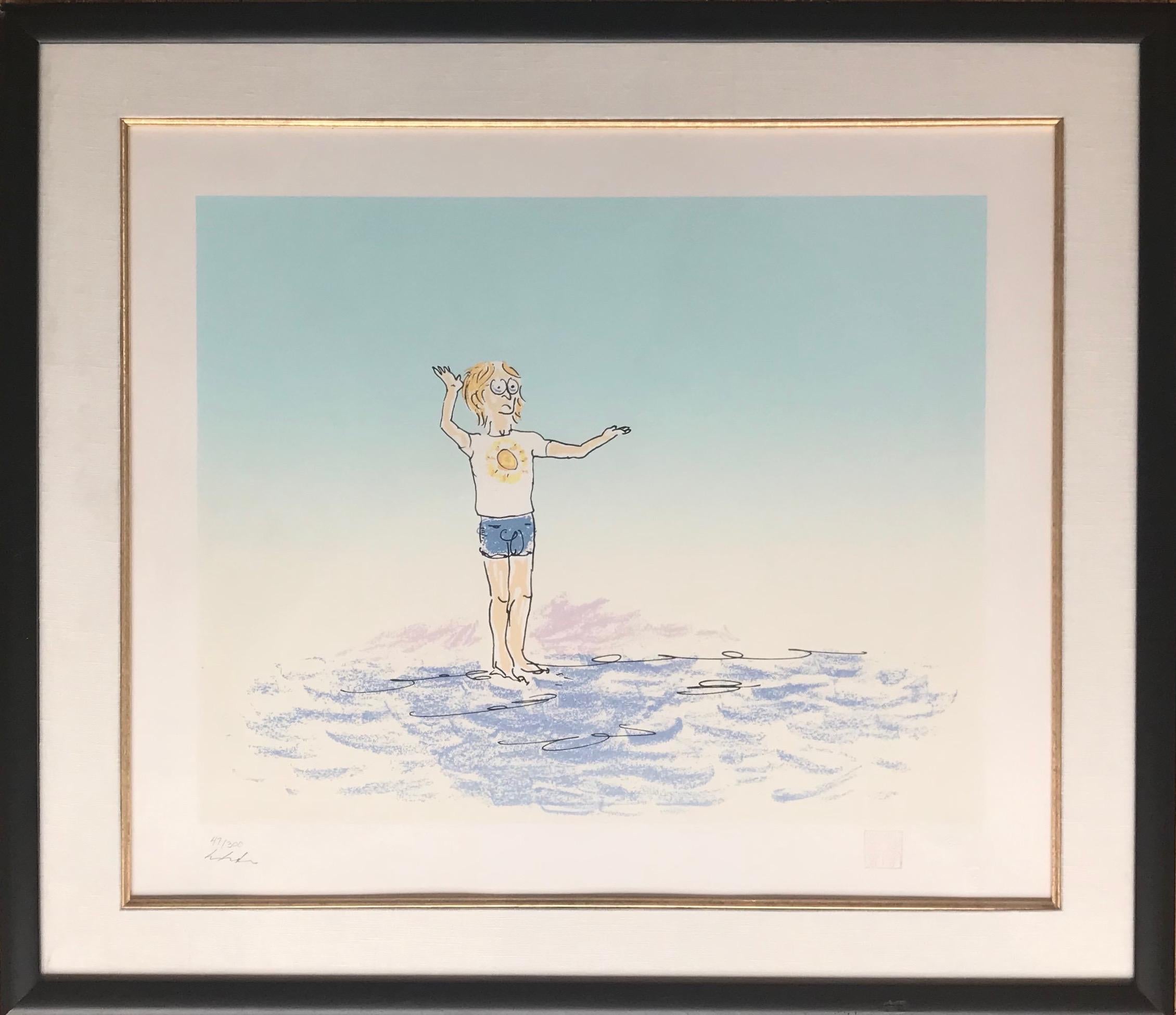 „Kein einziges ist unmöglich“  Limitierte Auflage der Zeichnung – Print von John Lennon