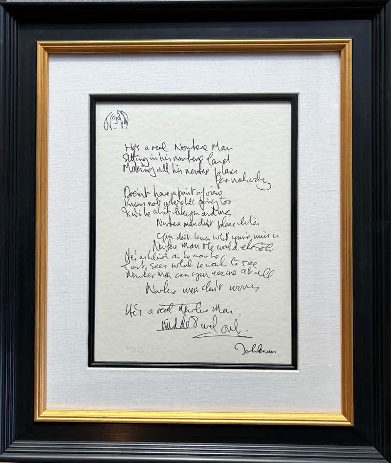 Rare John Lennon Self Portrait Steinway Model O | Purchased New in 2 Rare John Lennon Self Portrait Steinway Model O | Purchased New in 2