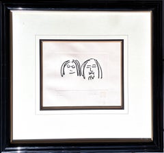 "Oh My Love"  Limited Edition Drawing Copper Etching