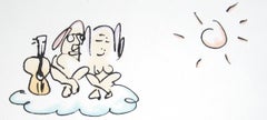 "On Cloud Nine" Limited Edition Drawing John with Guitar