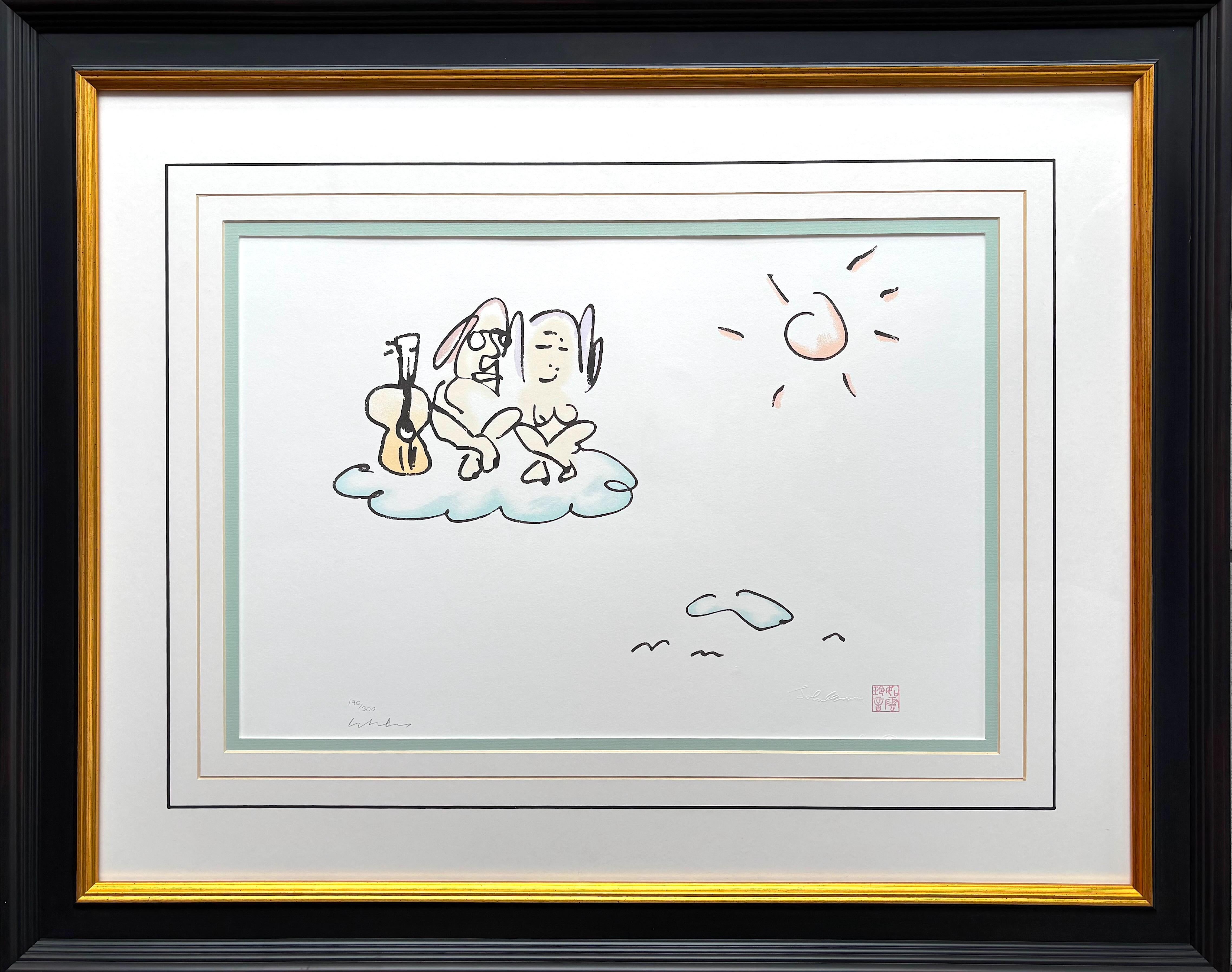 "On Cloud Nine"  Limited Edition Drawing John with Guitar
