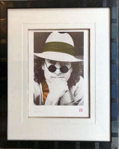 "Portrait Of John Lennon" Framed Limited Edition Photograph by Nishi/Yoko Ono