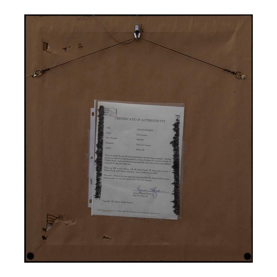 Autoritratto - Portrait Print Beige di John Lennon
