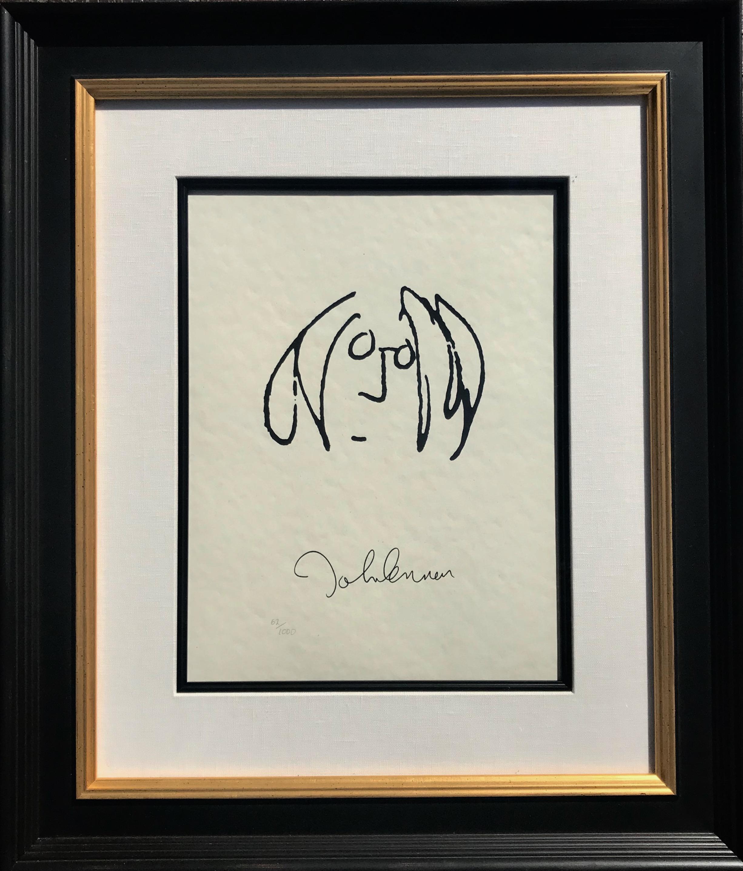 John Lennon Print - "Self Portrait" Limited Edition Drawing