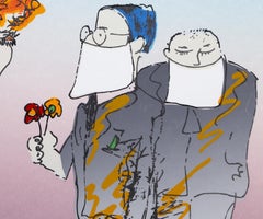 Suitors, Lithographie von John Lennon