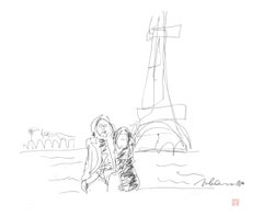 „Die Stadt in meinem Herzen“  Limitierte Auflage einer Zeichnung von Paris