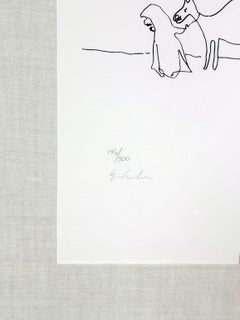 "The Exile" silkscreen serigraph by John Lennon from a limited edition of 300