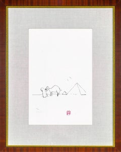 "The Exile" silkscreen serigraph by John Lennon from a limited edition of 300
