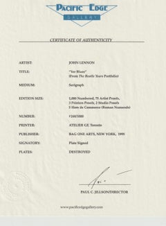 „Yer Blues“ Limitierte Auflage handverlesener Lyrics