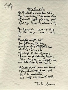 Handwritten Lennon lyrics to be sold in NYC - The San Diego Union-Tribune