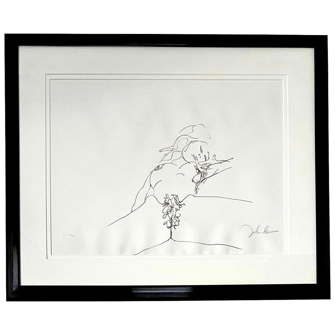 John Lennon Signierte Yoko Ono Erotica #2 Tasche One Series 1970 Limitierte Auflage
