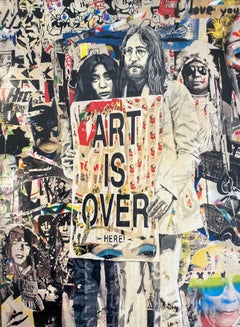 John Lennon & Yoko Ono Art Poster from the ICONS Exhibit