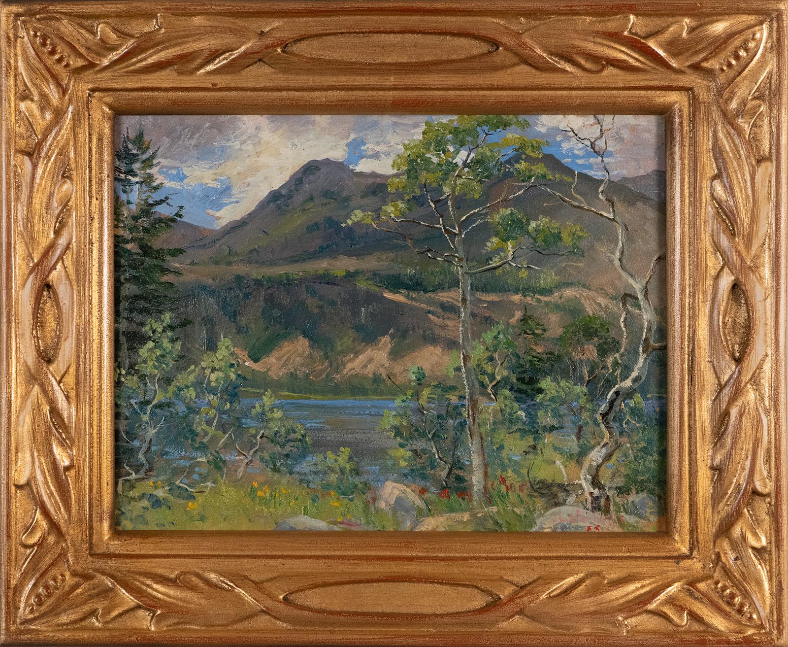 John Leo Fairbanks Landscape Painting - Spring Landscape by J. Leo Fairbanks