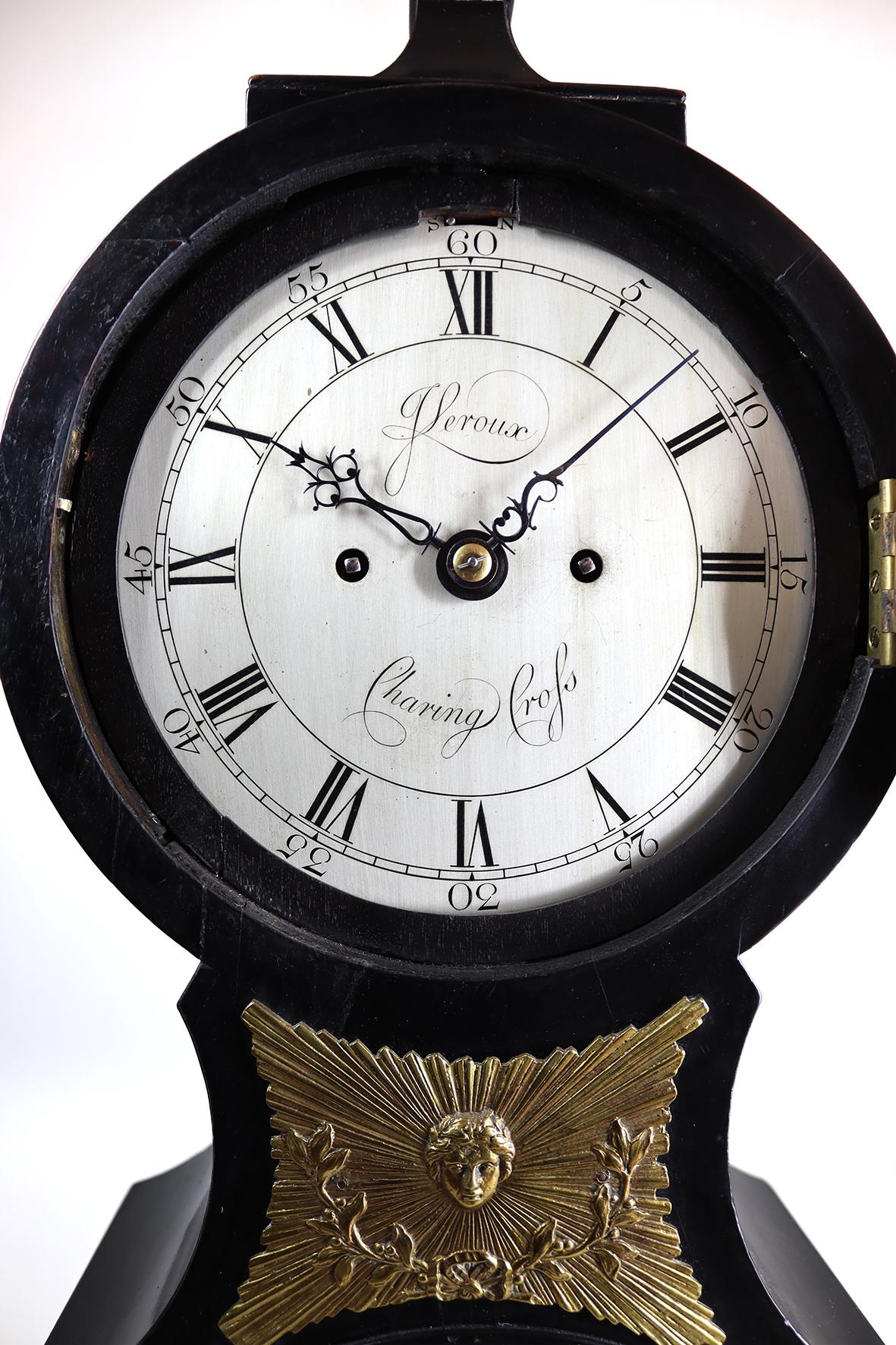 John Leroux, London. Twin Fusee Bracket Clock For Sale 2