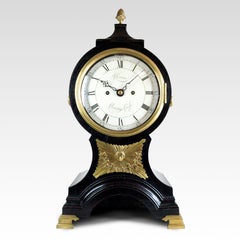 John Leroux, London. Twin Fusee Balloon Clock