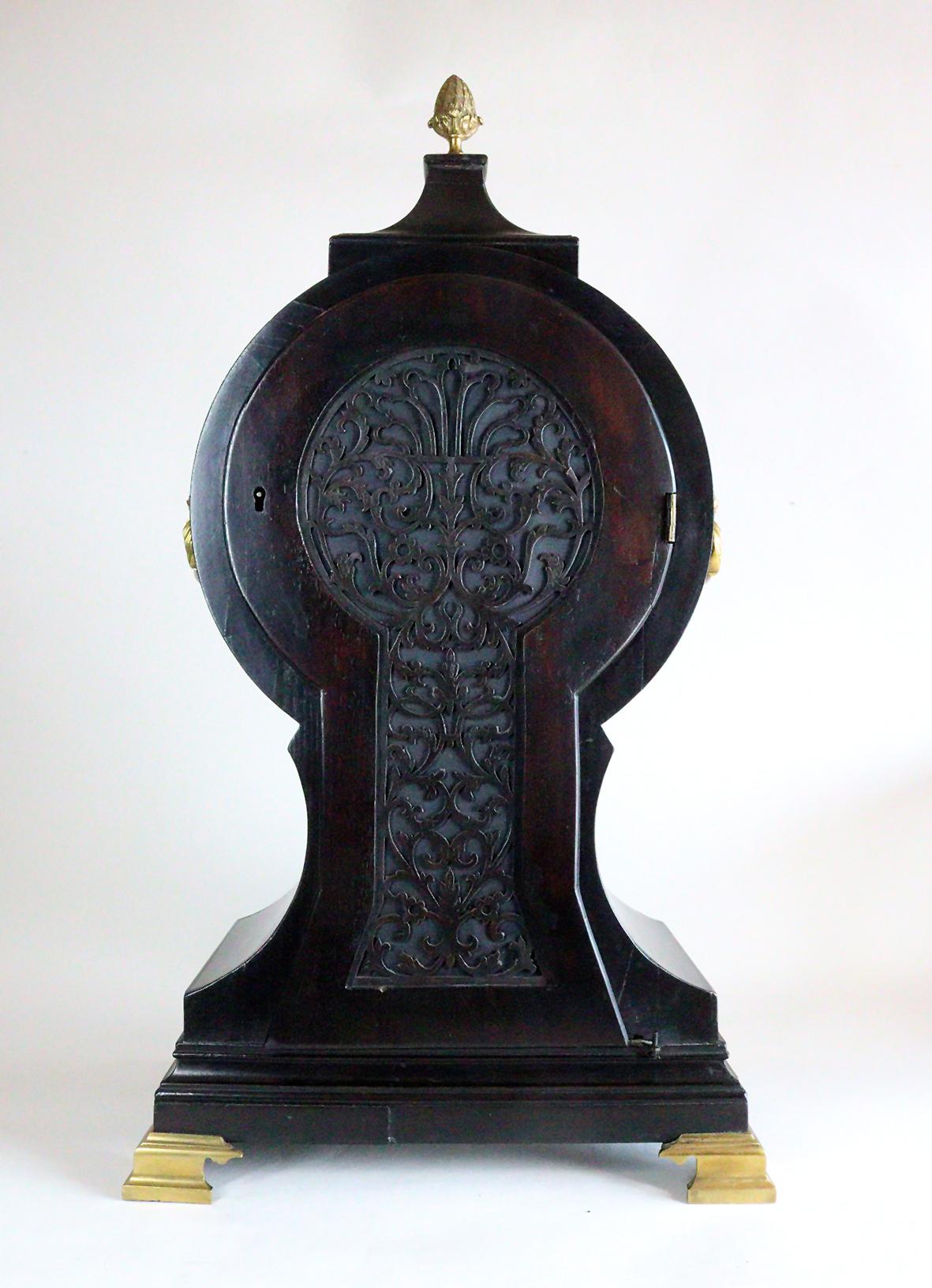 John Leroux, London. Twin Fusee Bracket Clock In Good Condition For Sale In Amersham, GB