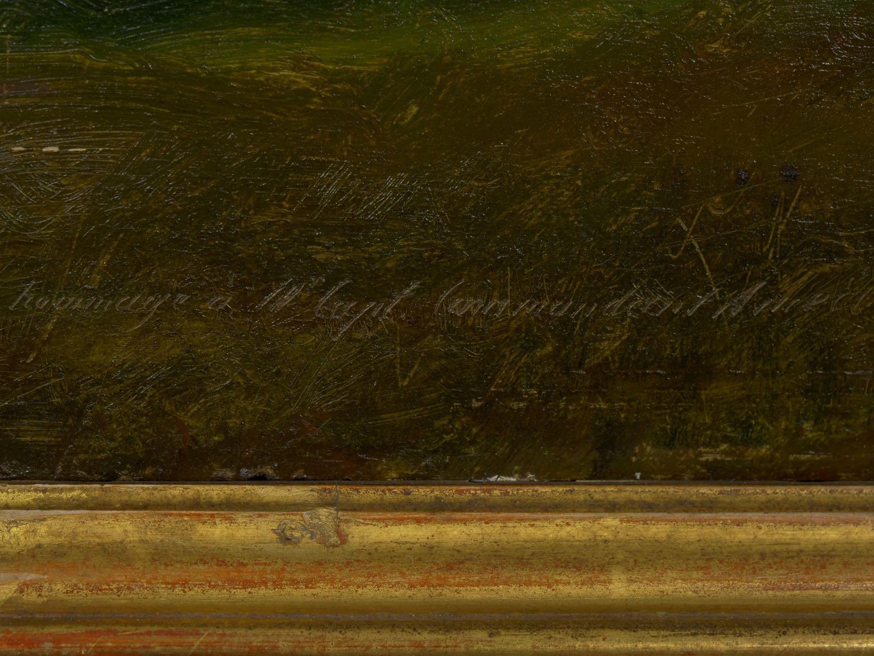 John Lewis Shonborn (American, 1852-1931) Equestrian Thoroughbred Oil Painting 5