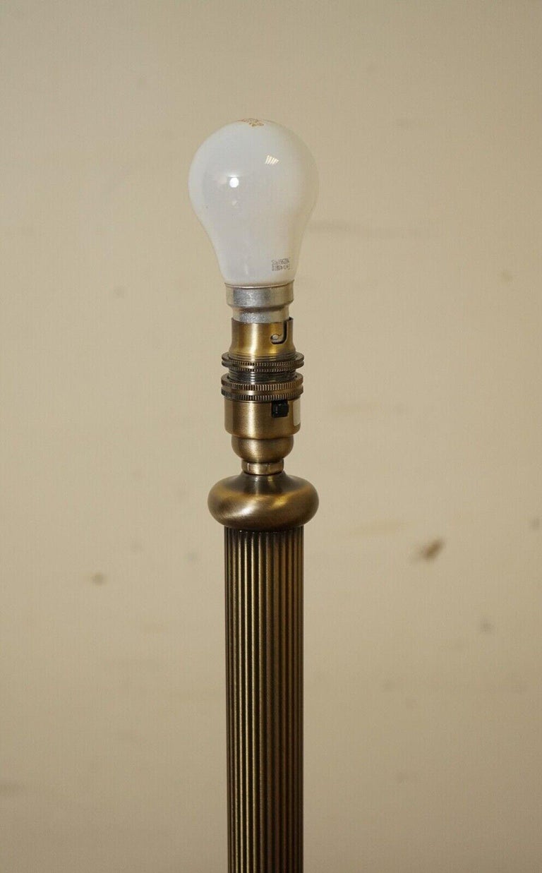 John Lewis Single Vintage Brass Look Table Lamp For Sale at 1stDibs