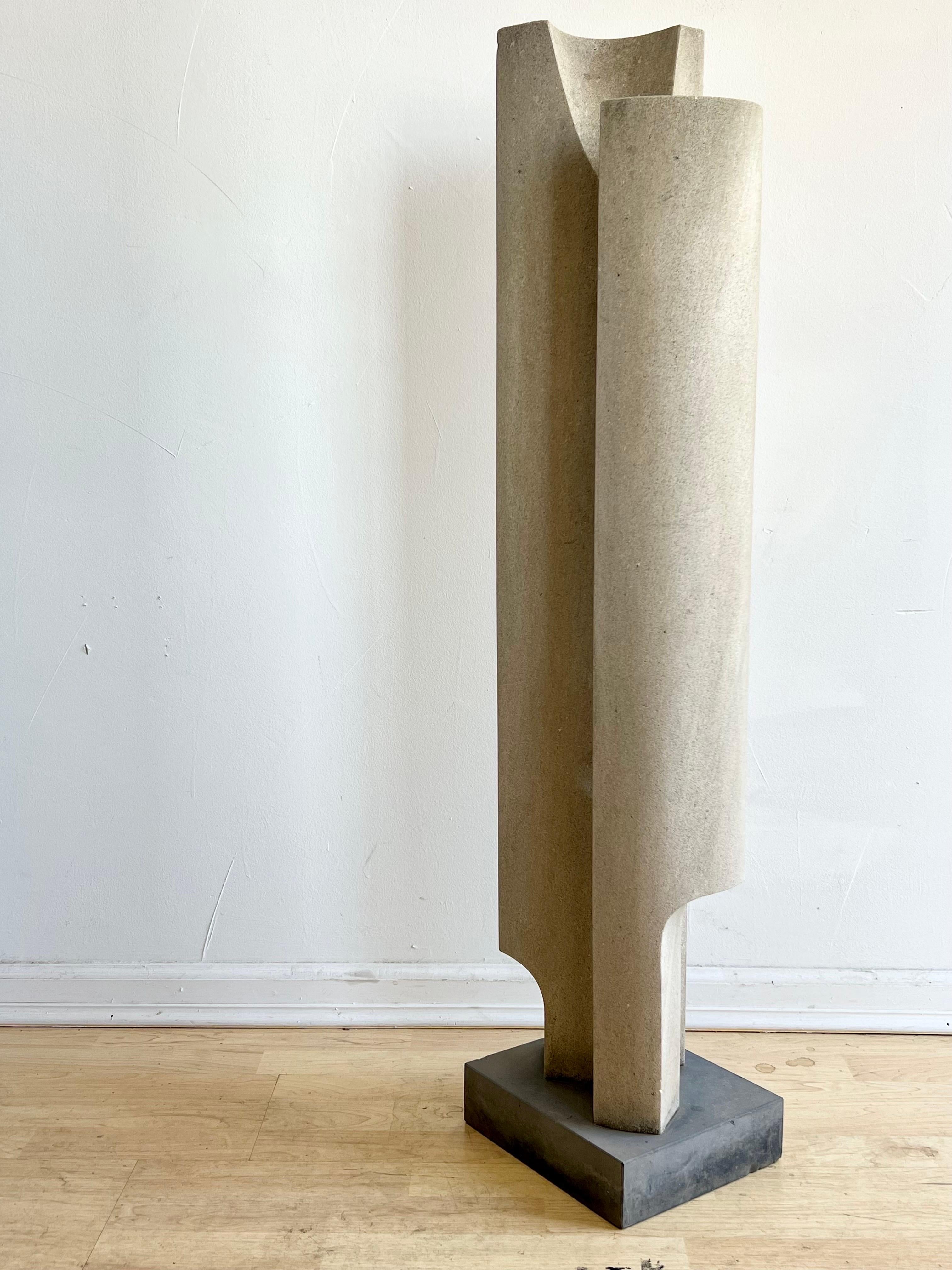 John Libberton Tall Modernist Architectural Sculpture In Good Condition In Oakland, CA