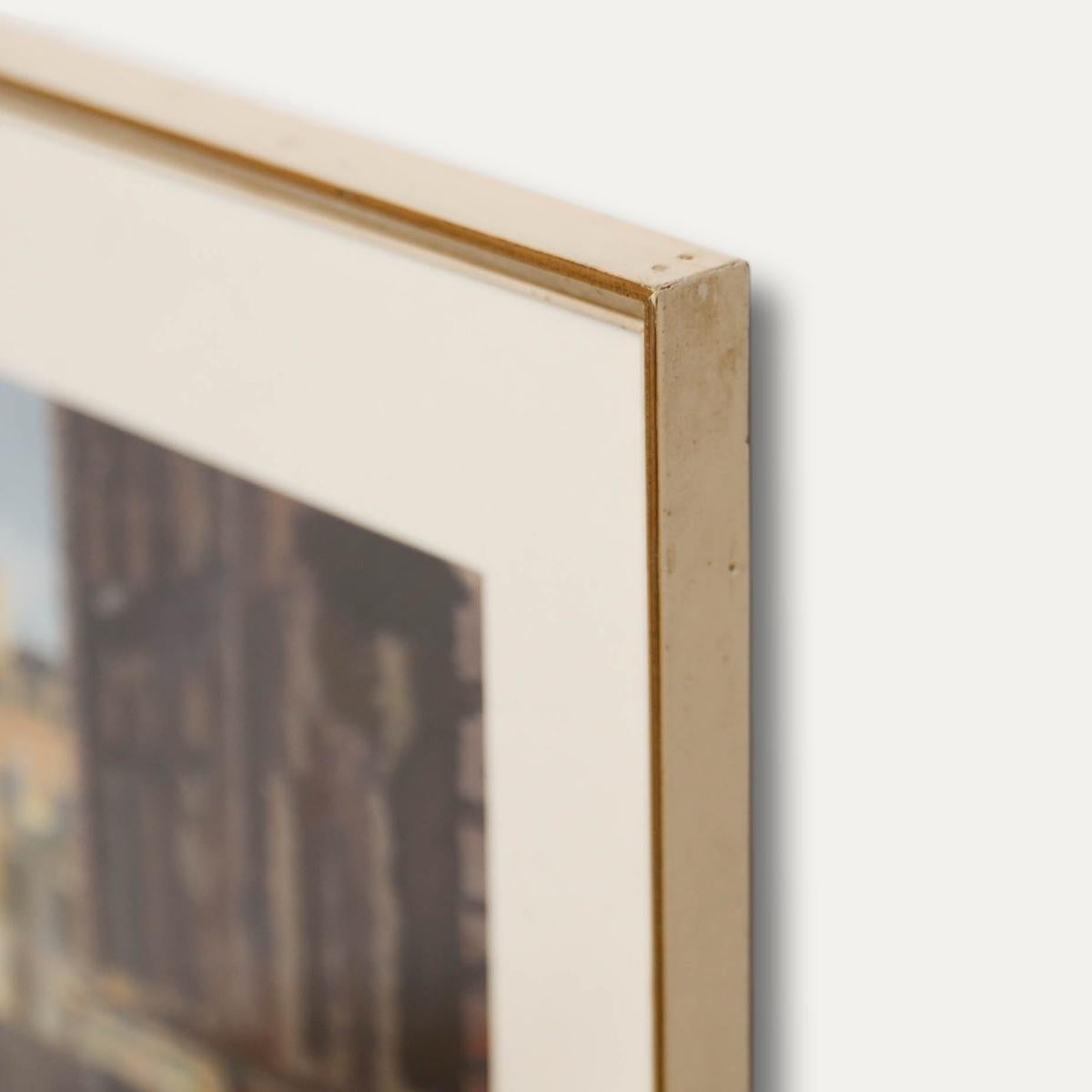 John Linfield (geb. 1930) - 1949 Öl, Wolverhampton Straßenszene im Angebot 2