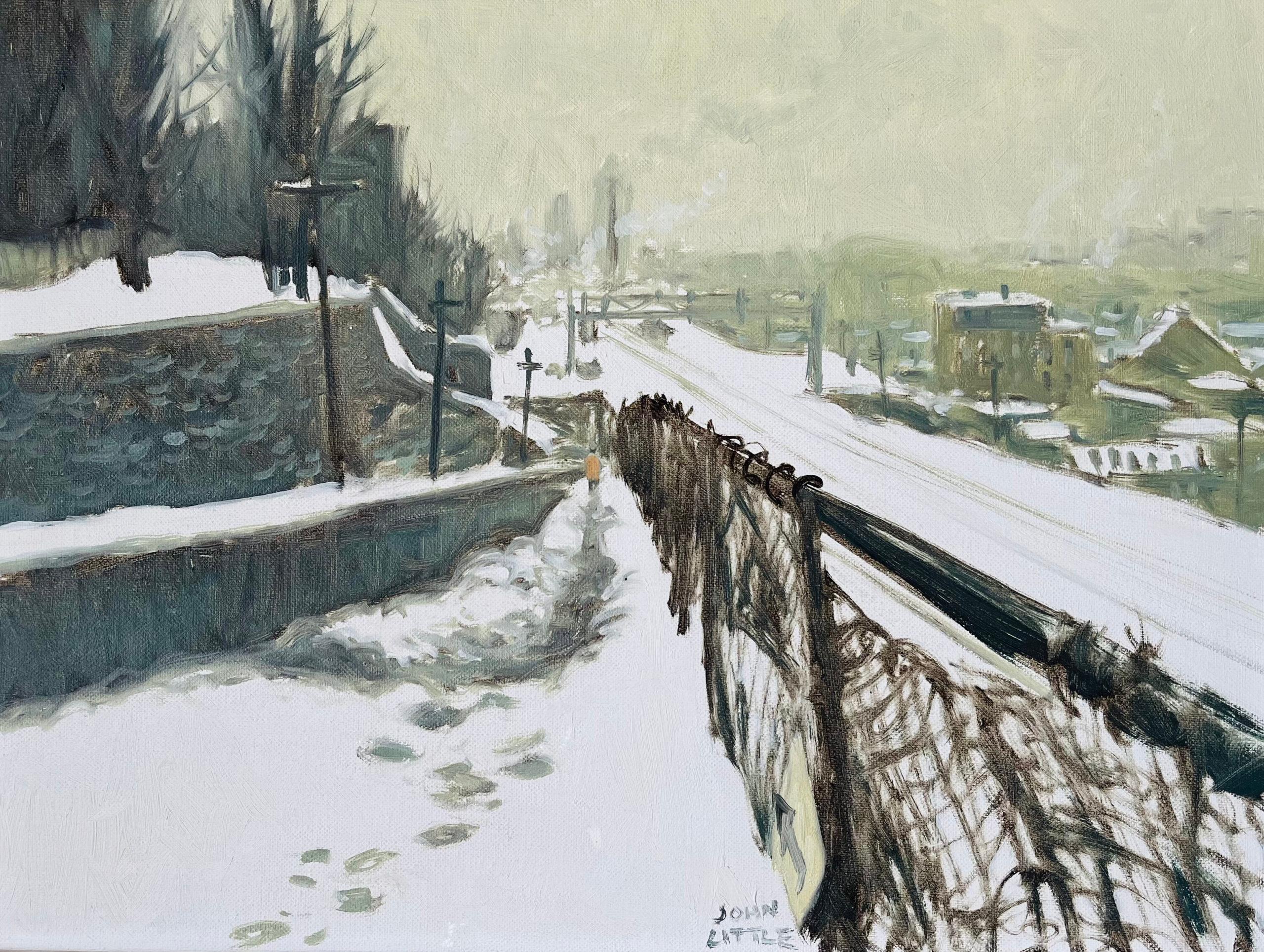 John Little Landscape Painting - Rue des Seigneurs, Montreal
