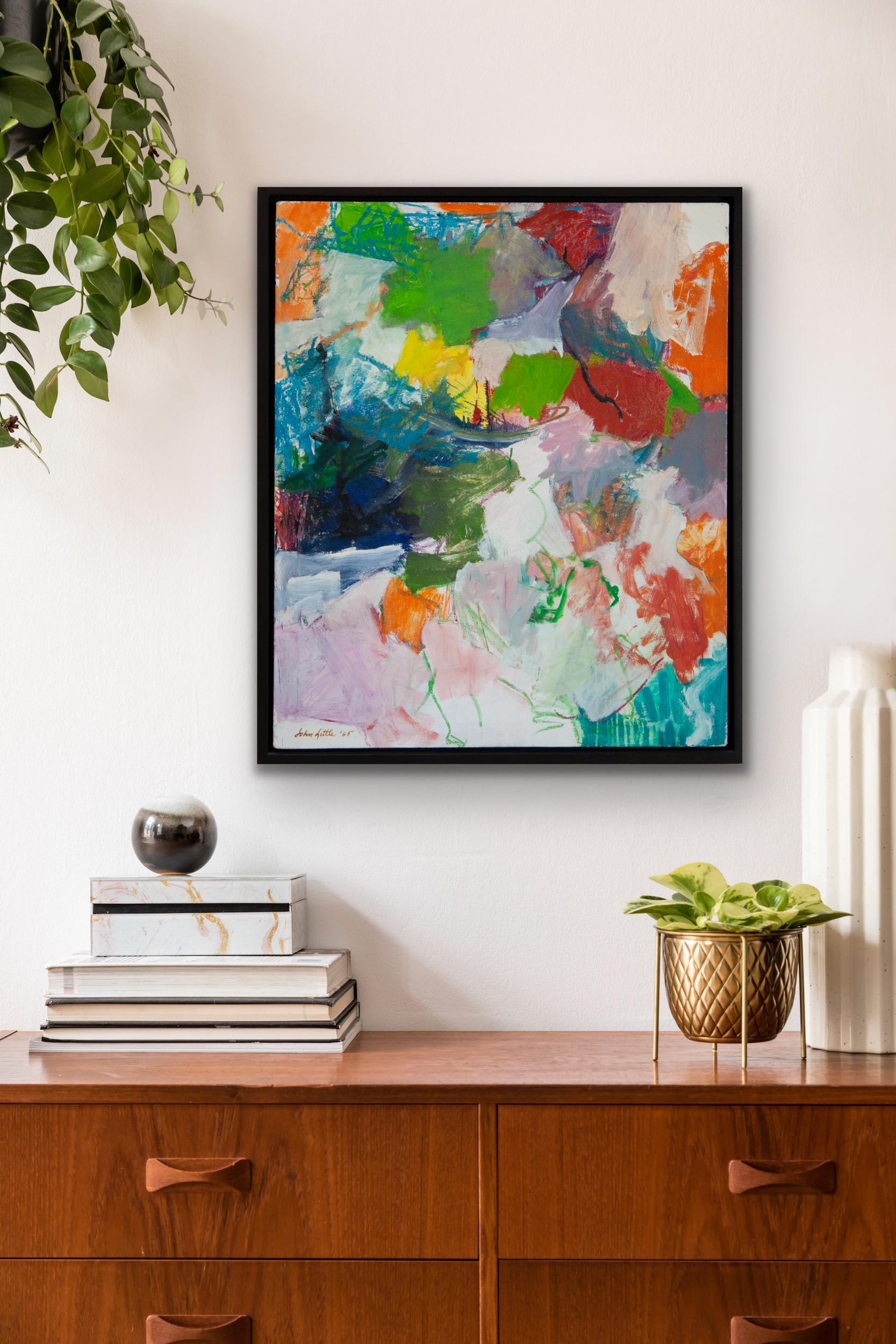 Senza titolo - Abstract Painting Grigio di John Little